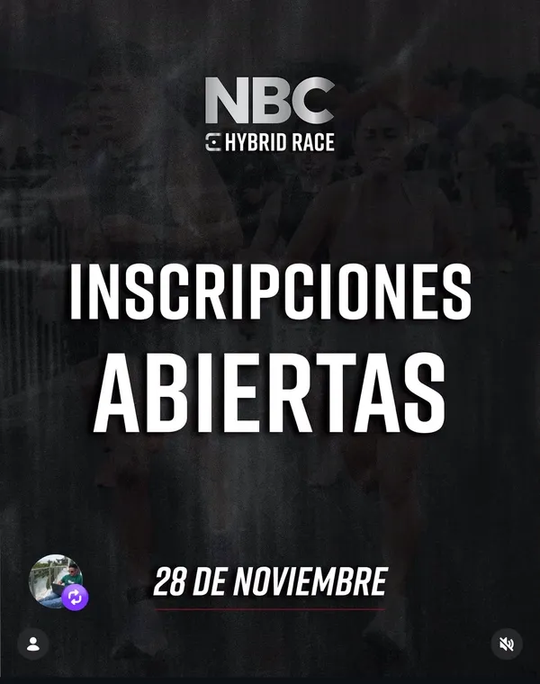 NBC Hybrid Race: inscripciones abiertas, 28 de noviembre